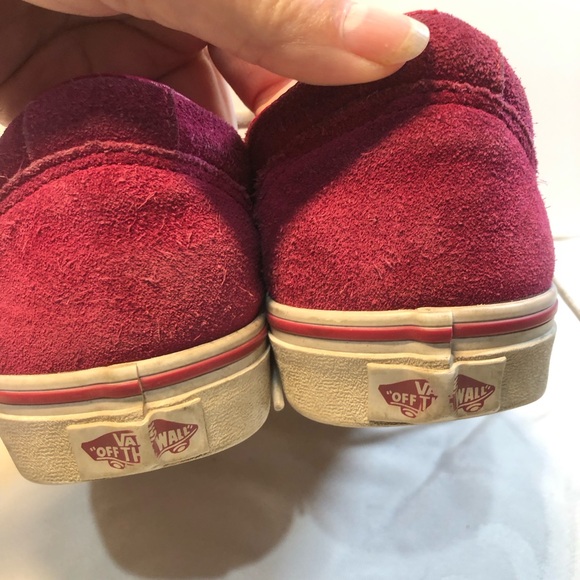 Vans Unisex old School suede Burgundy Ward Low Top Lace-Up Skateboard Shoe W 9.5 - Picture 7 of 13